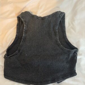 Women's Black Sleeveless Top